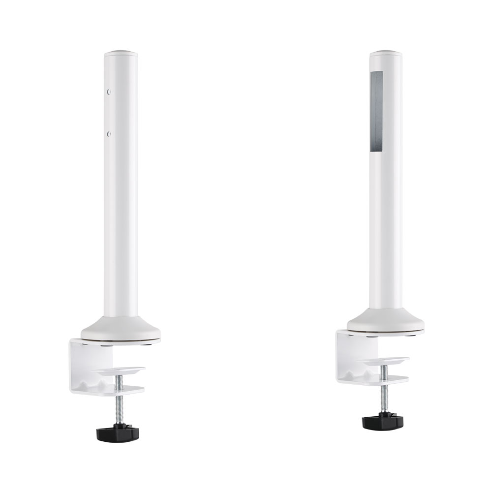 Slatwall Desk Mounting Pole Up To 50kg – White