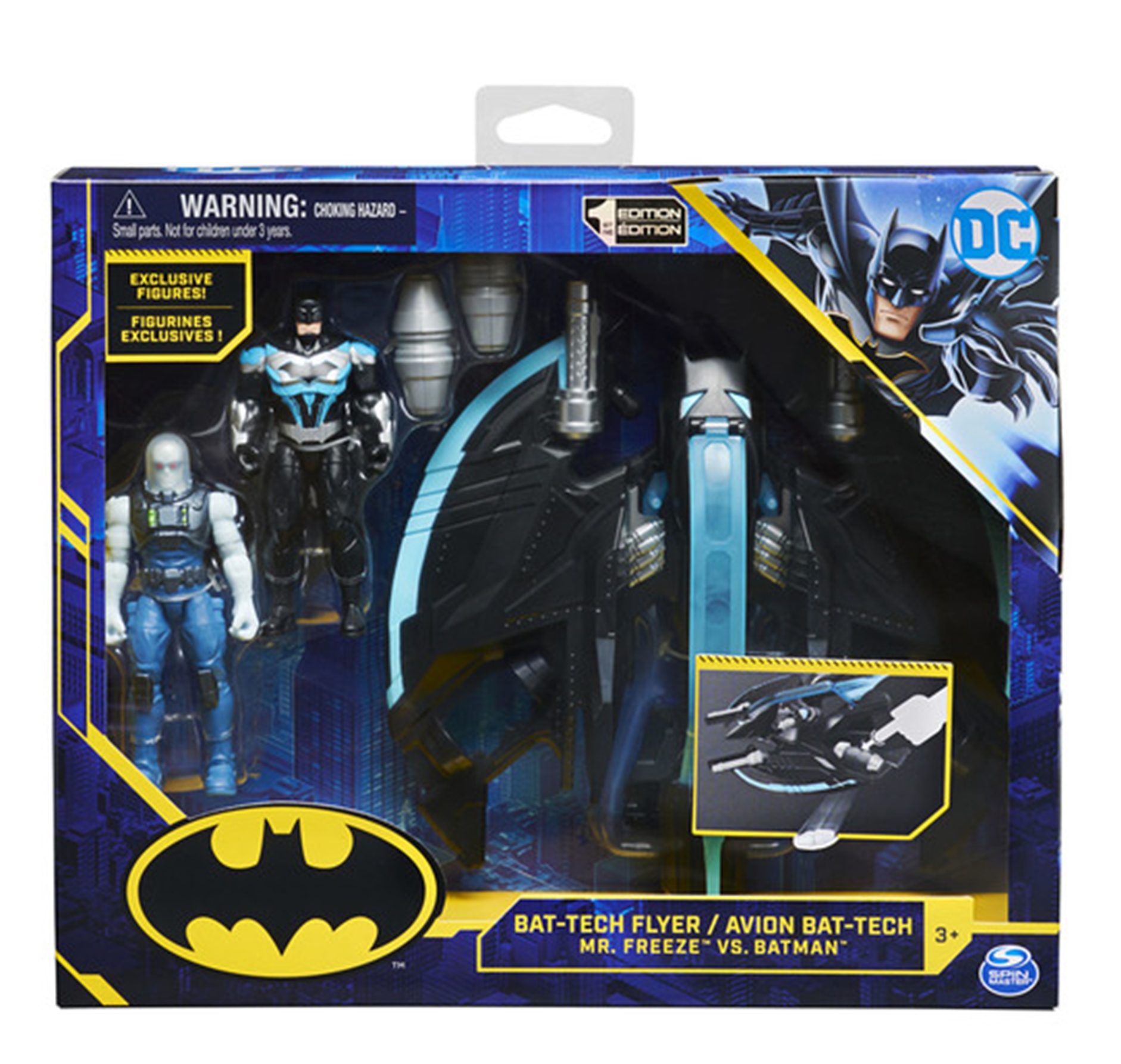 Batman Batcylce With 2 Figurines