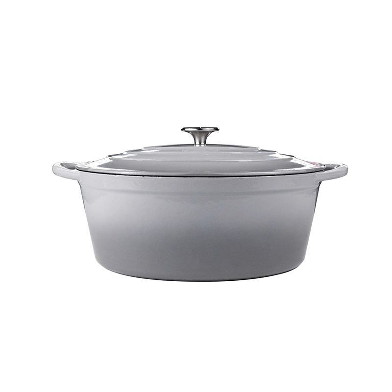 Chef Grey Cookware – Cast Iron 6.0l Oval Casserole