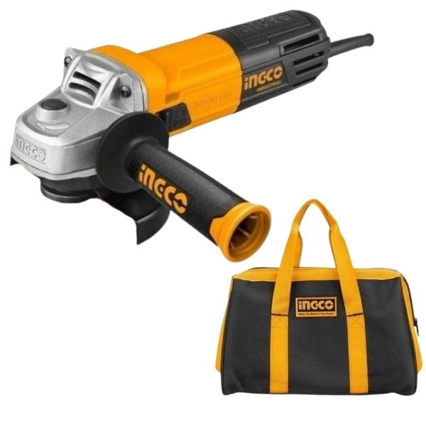 Ingco – Angle Grinder 115mm 950W with Tool Bag