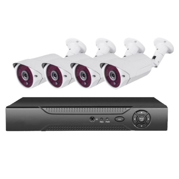 Waco – 4 Channel CCTV Surveillance Kit with 4 Cameras & DVR 1TB Hard Drive