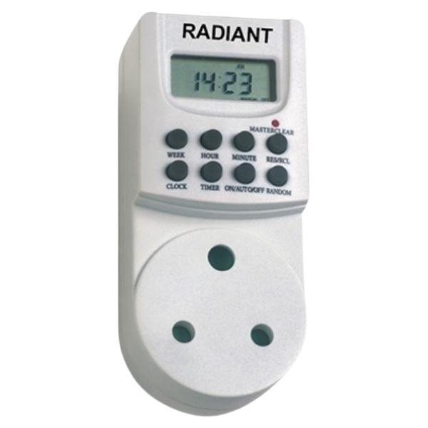 Radiant – Digital Daily Timer Switch with 8 Buttons