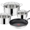 Jamie Oliver by Tefal Kitchen Essential Stainless Steel 7 Piece Set Jamie Oliver by Tefal Kitchen Essential Stainless Steel 7 Piece Set
