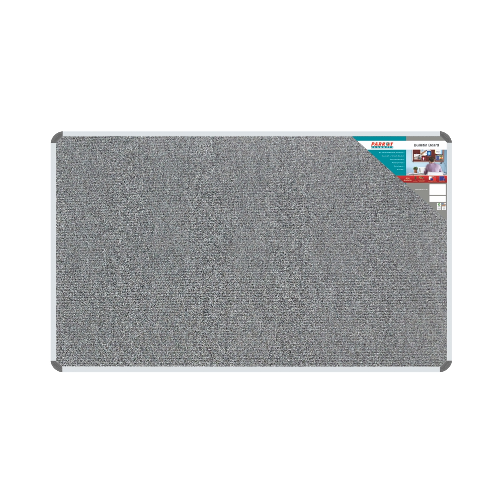 Parrot Products Bulletin Board Ribbed Aluminium Frame (1500x900mm – Laurel)