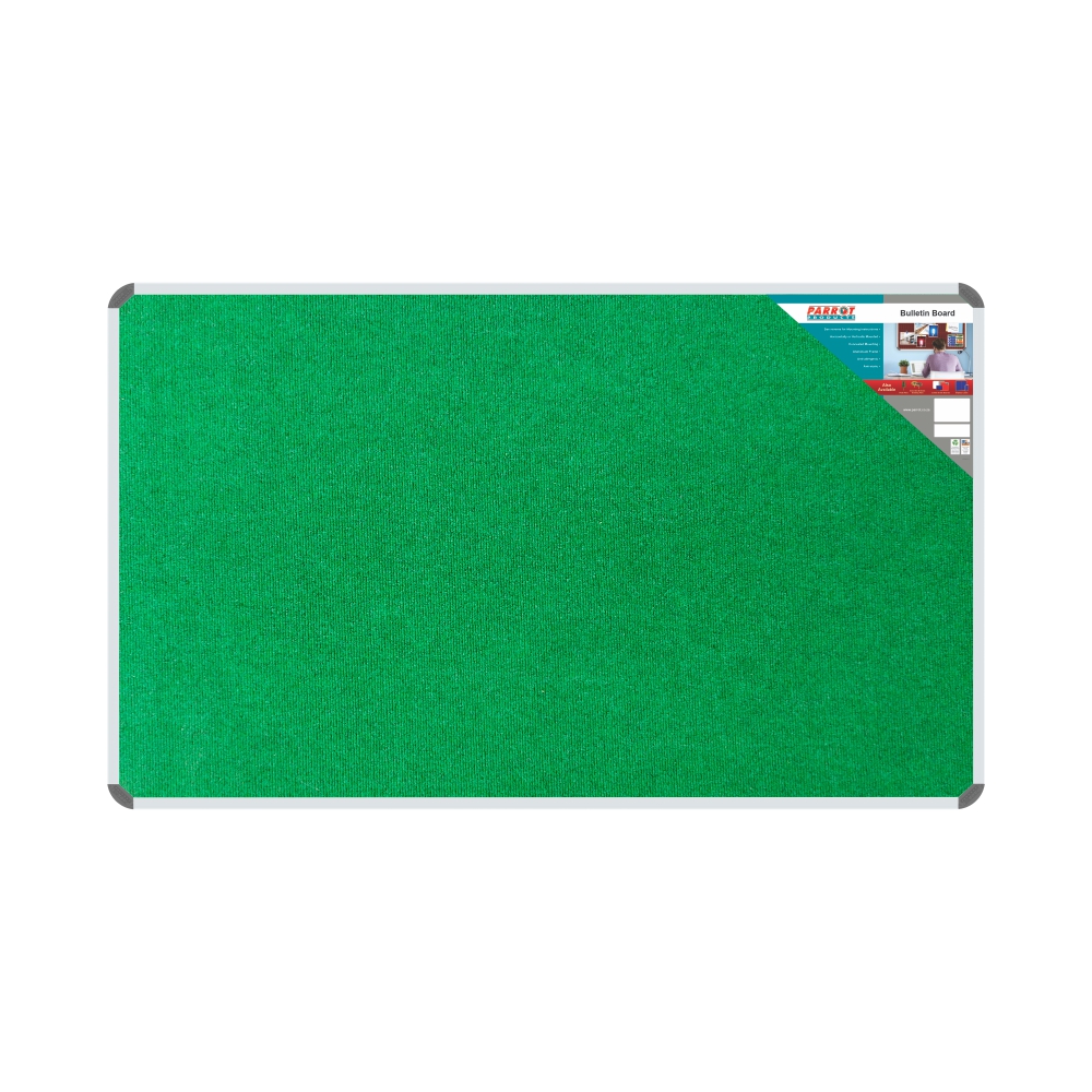 Parrot Products Bulletin Board Ribbed Aluminium Frame (1500x900mm – Palm)