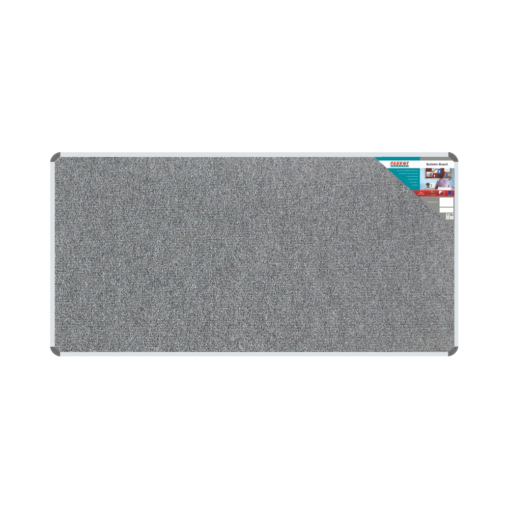Parrot Products Bulletin Board Ribbed Aluminium Frame (1800x900mm – Laurel)