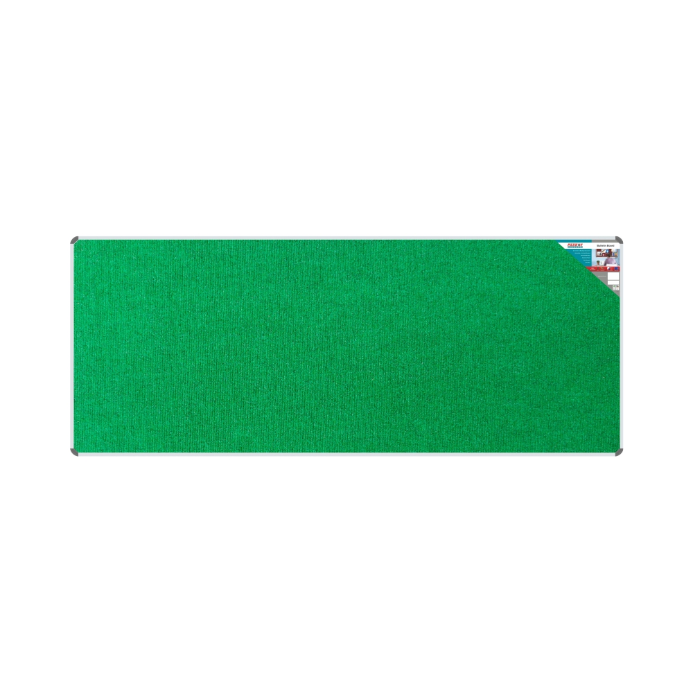 Parrot Products Bulletin Board Ribbed Aluminium Frame (3000x1200mm – Palm)