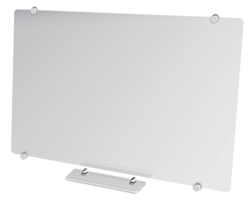 Parrot Products Glass Whiteboard Non-Magnetic (1200x1200mm)