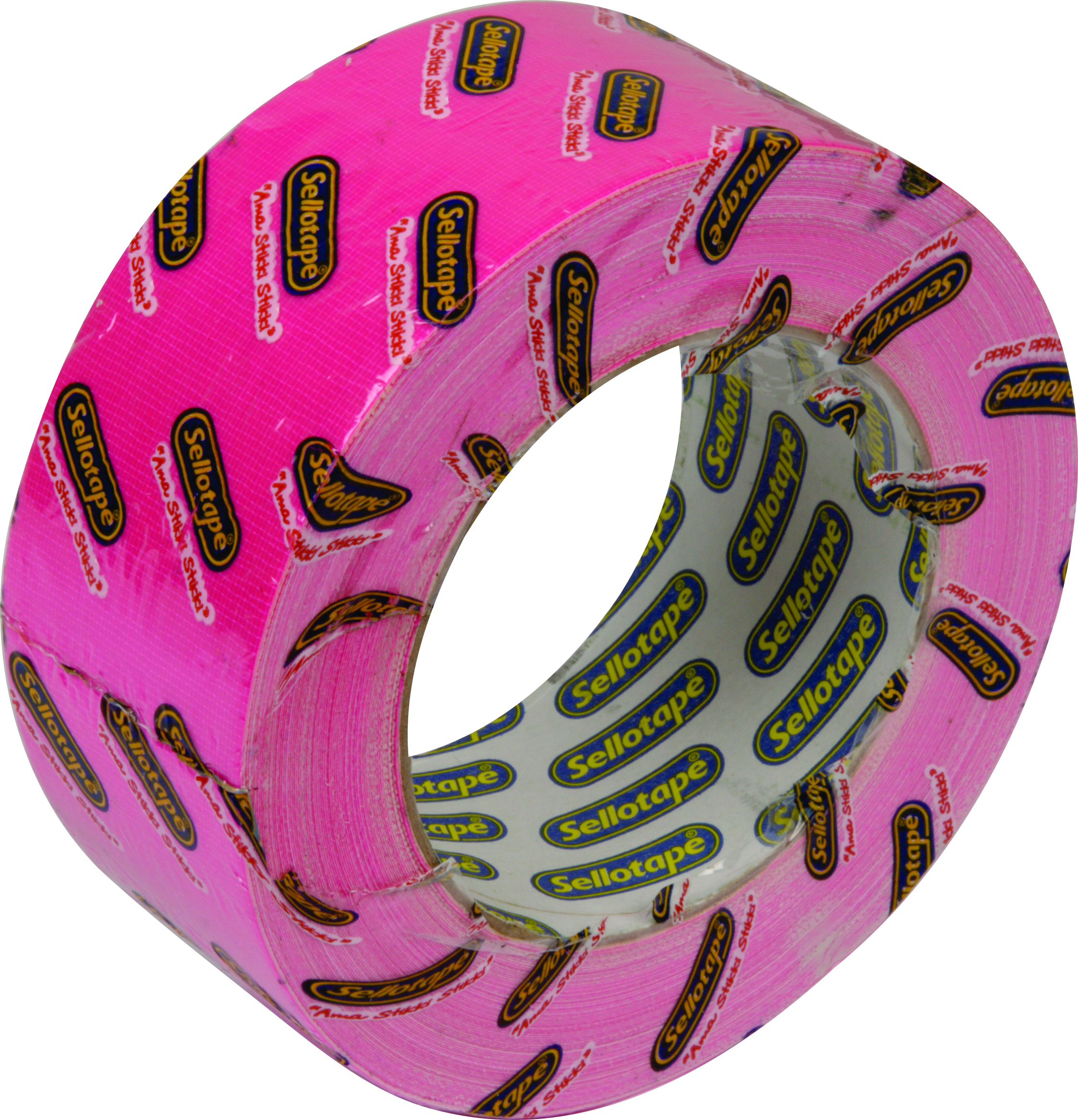 Sellotape Duct Tape Fluorescent Pink 48mm x 20m