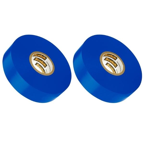 Scotch – Vinyl Electrical Tape 3m Blue – Pack of 2