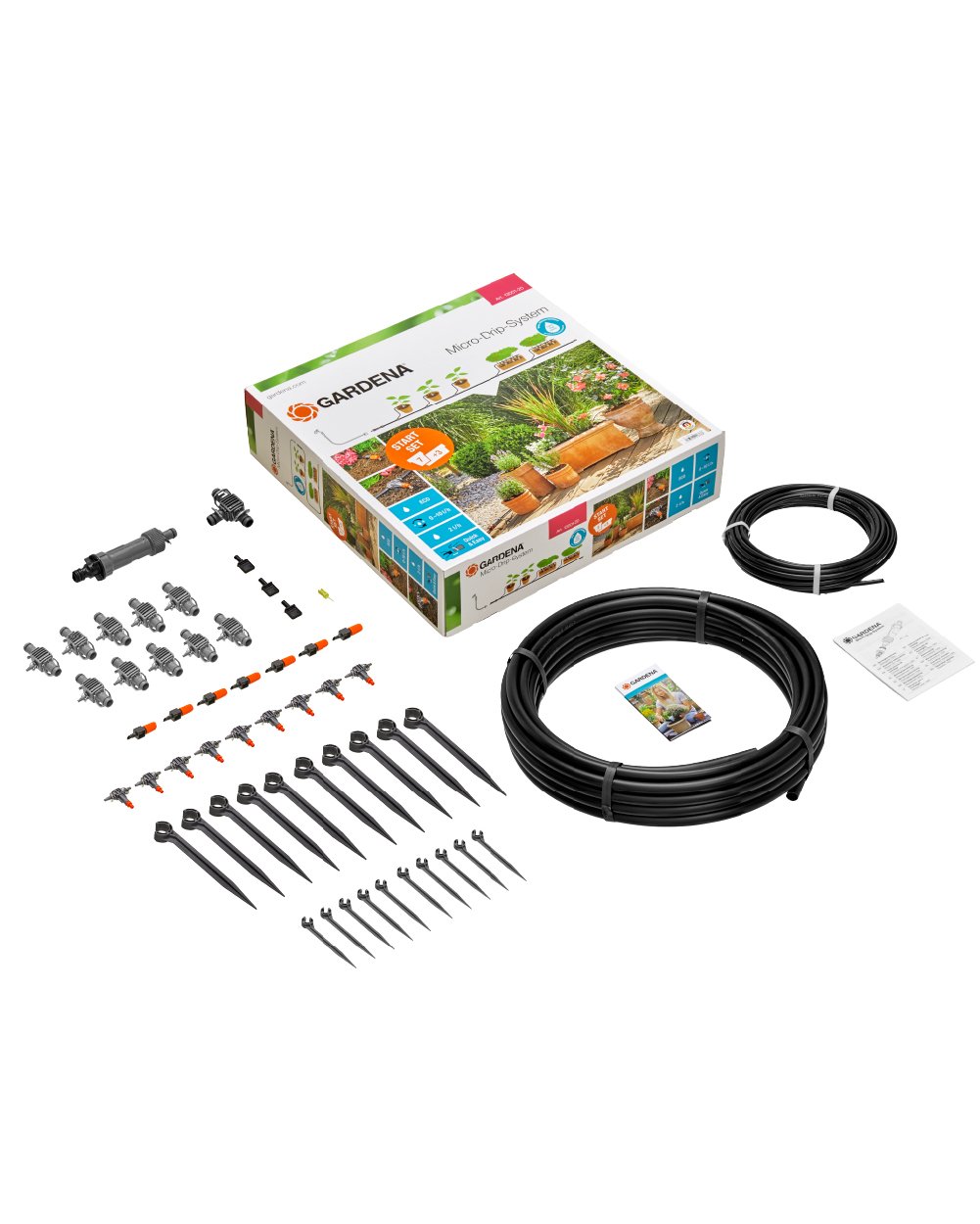 GARDENA Micro-Drip Start Set for Flower Pots- Medium