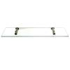 Shelca – Glass Shelf Cowrie Venus Polished Stainless Steel – 50 x 12cm Shelca – Glass Shelf Cowrie Venus Polished Stainless Steel – 50 x 12cm