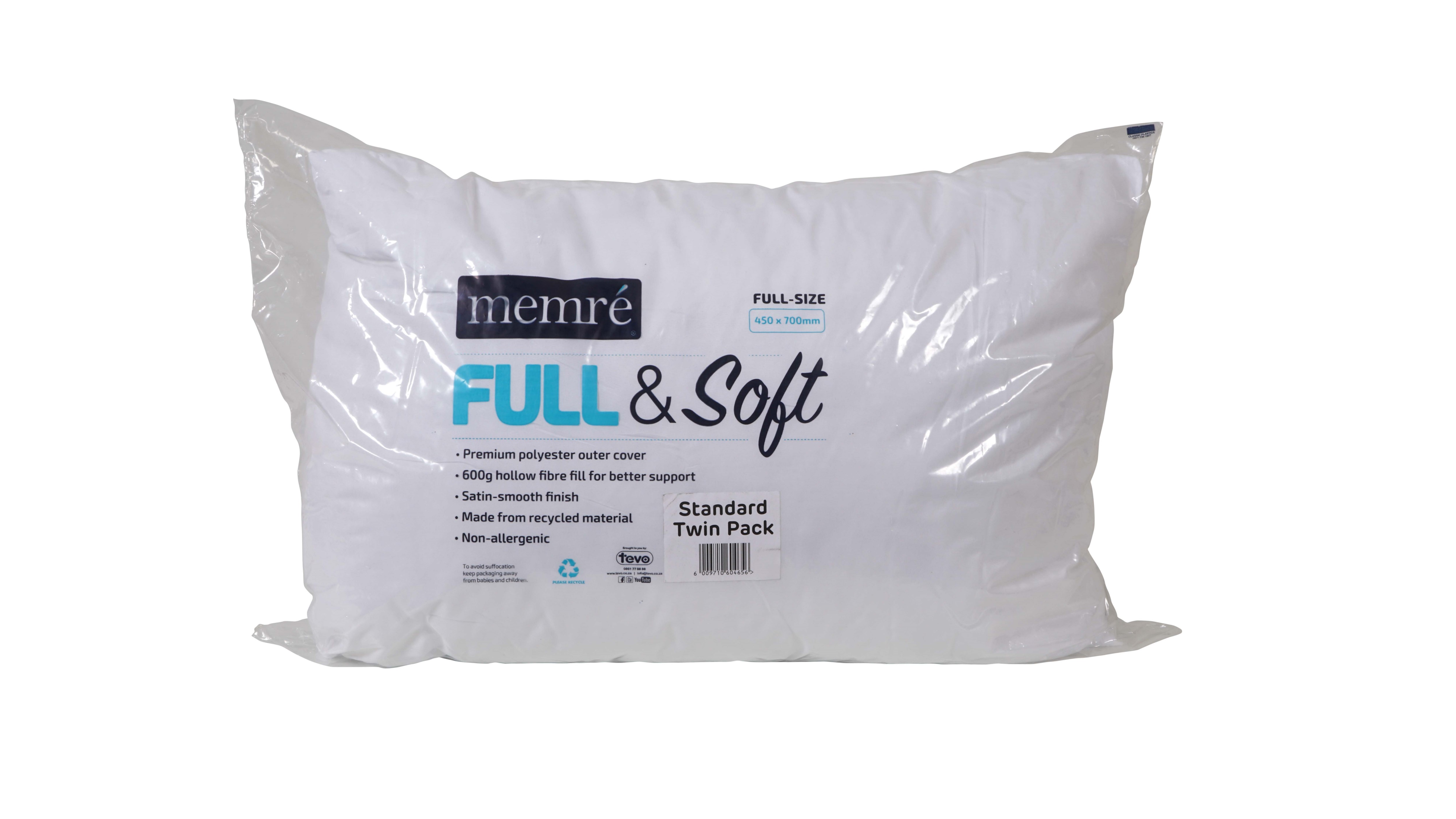 Memre Full & Soft Standard Twin Pack Pillow