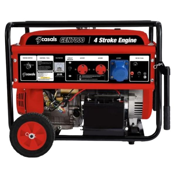 Casals – Generator/Electric Portable Generator Single Phase 4 Stroke 5700W