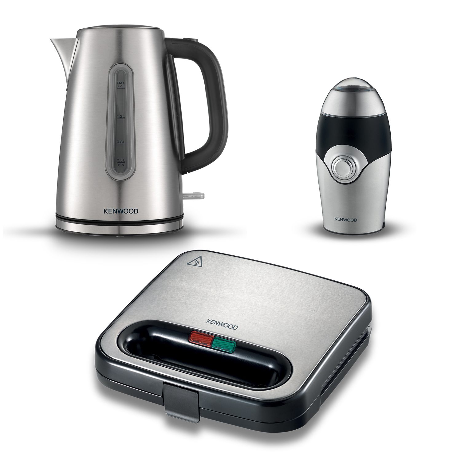 Kenwood – Breakfast Bundle – Kettle, Coffee Mill & Sandwich Maker