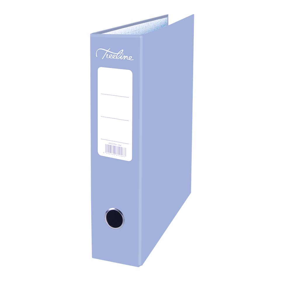 Treeline Lilac A4 Board Lever Arch Files – Pack of 10