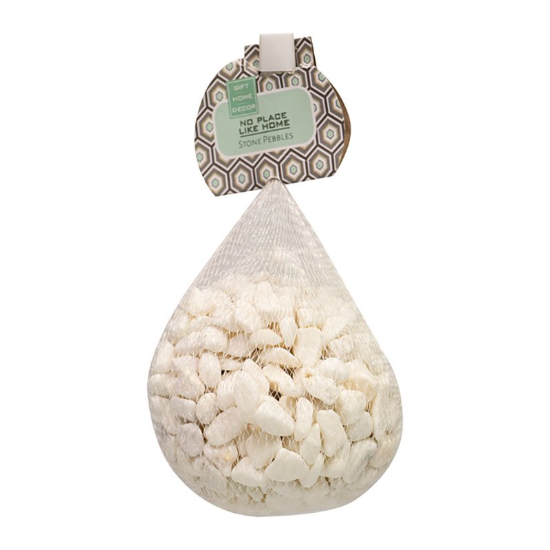 No Place Like Home – Pebbles – Household – Riverstones – White – 1kg