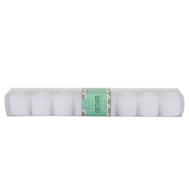 Votive Candles – Scented – White – 8 Piece