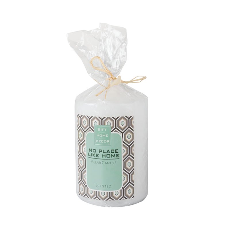 Pillar Candles – Scented – White – 10cm x 7cm