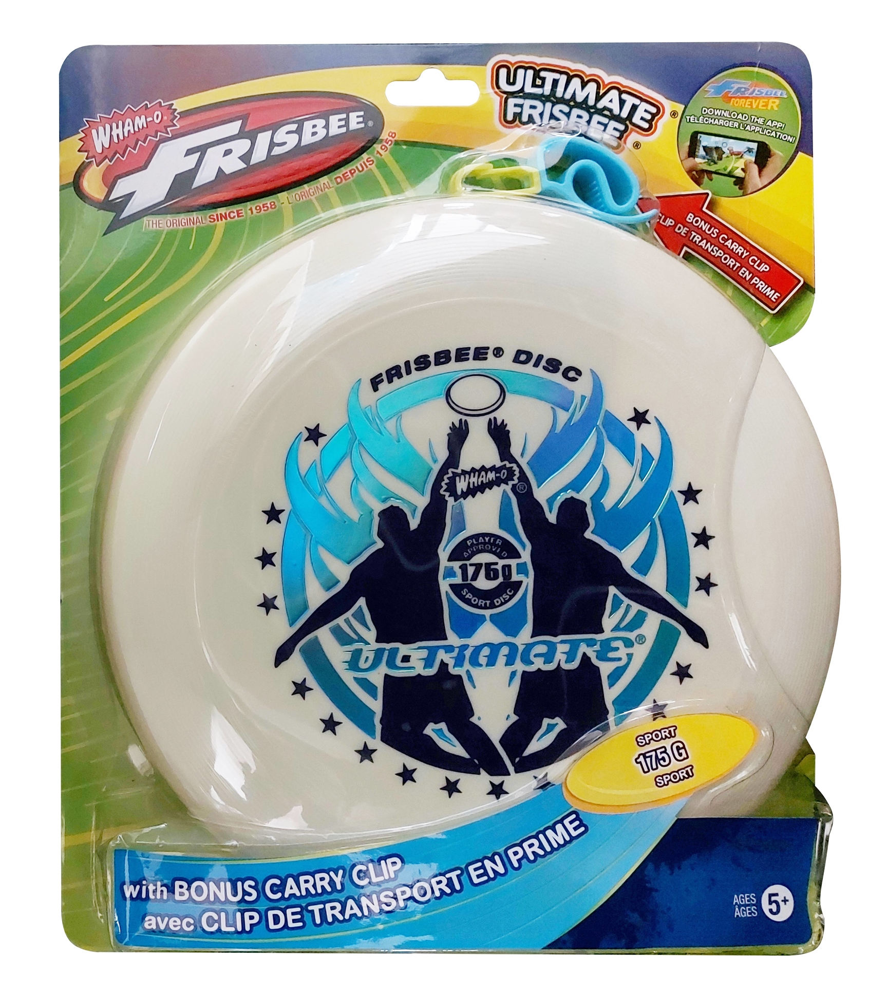 Whamo 175G Ultimate Frisbee With Clip – Blindbox