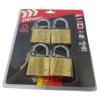 Stier – Padlock / 4 x Padlocks with 12 x Keys – 50mm Stier – Padlock / 4 x Padlocks with 12 x Keys – 50mm