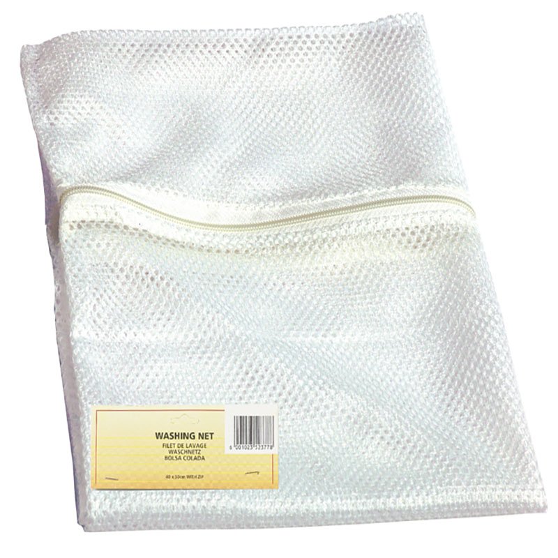 Washing Bag – Bathroom Accessories – White – Zip – 40 cm x 50 cm