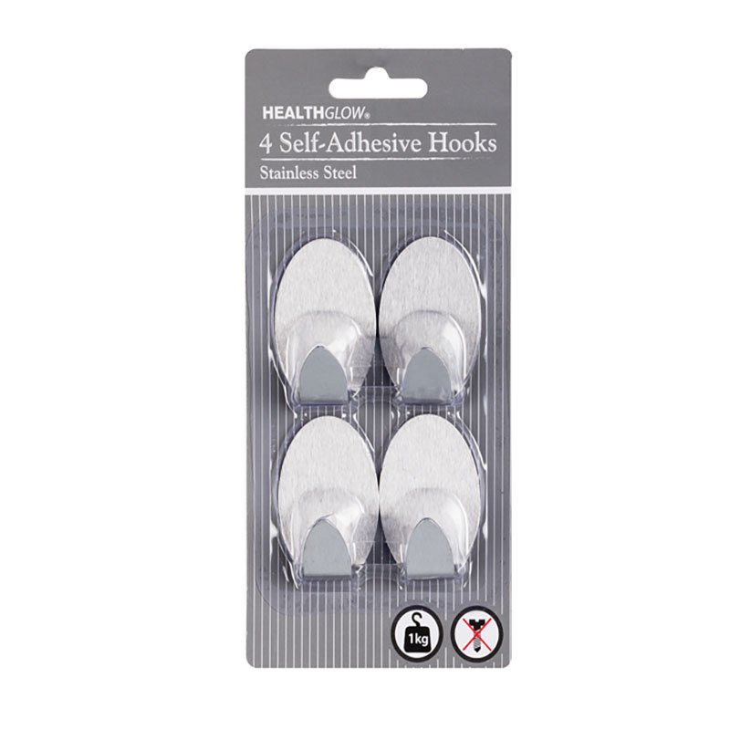 Hooks – Household Accessories – Self Adhesive – Stainless Steel – 1 kg