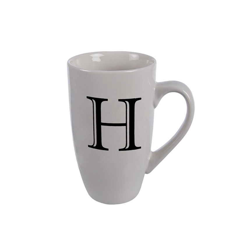 Mug – Household Accessories – Ceramic – Letter H Design – White
