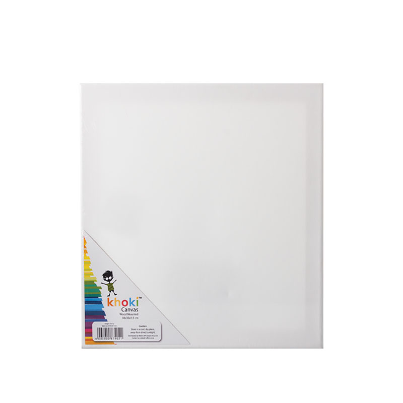 Canvas – Wood Mounted Frame – White – 35cm x 30cm x 1cm
