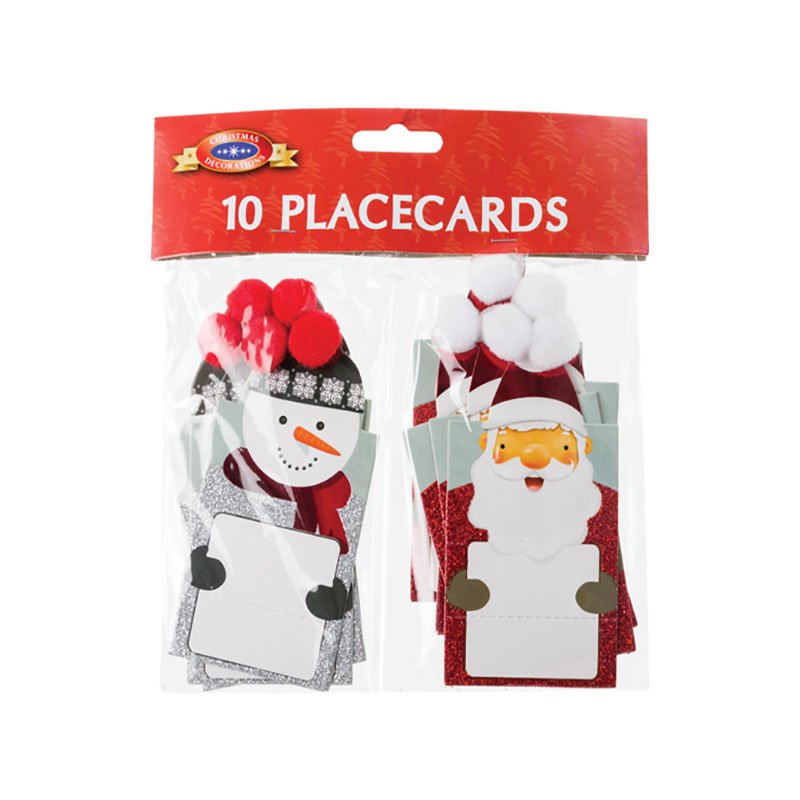 Xmas – Table Decor – Place Cards – 10 Piece