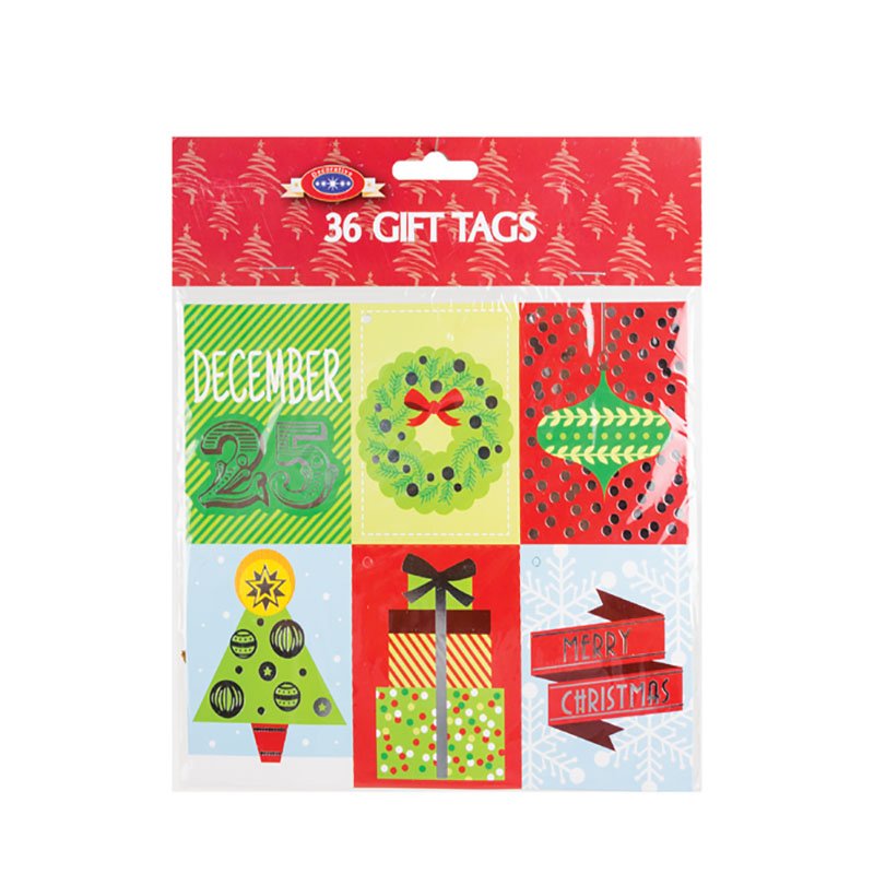 Gift Tag – Xmas – Stationery – 36 Piece