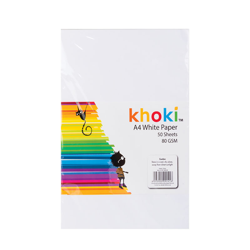 Paper – Stationary – A4 – 80 GSM – White – 50 Sheets