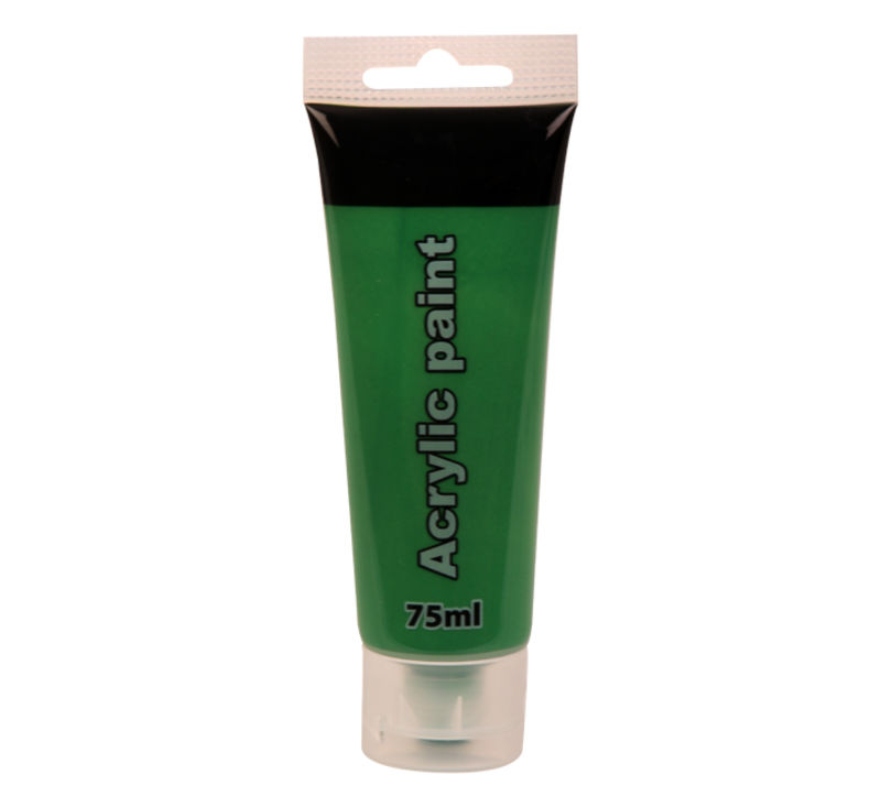 Acrylic Paint – Art & Craft – Art Supplies – Tube – Dark Green – 75ml