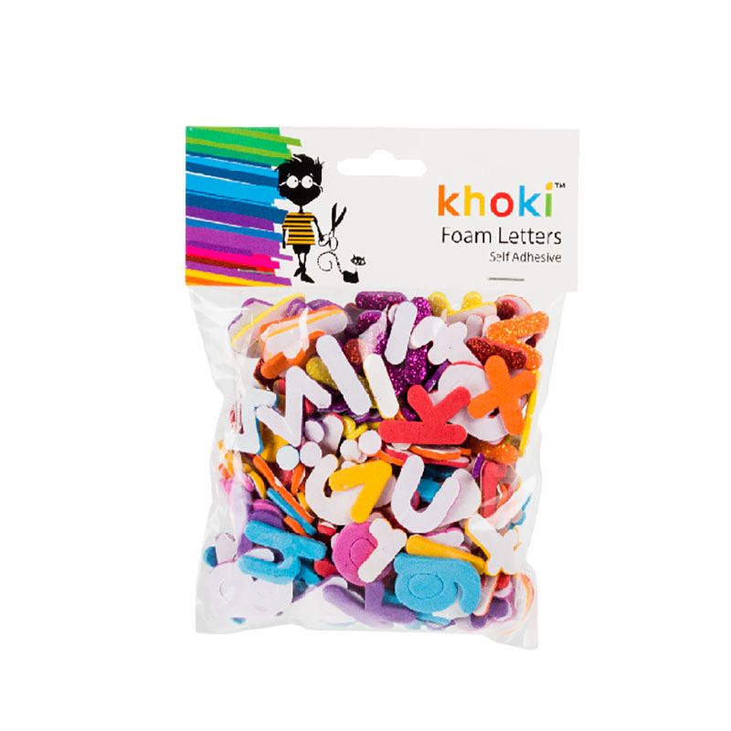 Khoki – Art & Craft – Accessories – Self Adhesives – Foam Letters