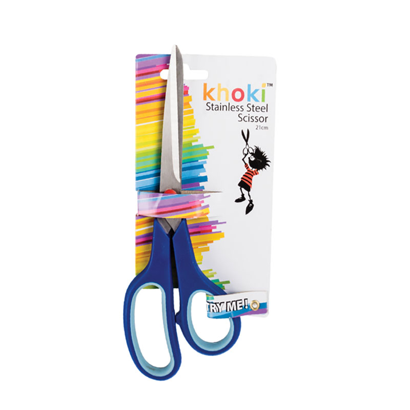 Scissor – Art & Craft – Stainless Steel – Blue – 21 cm