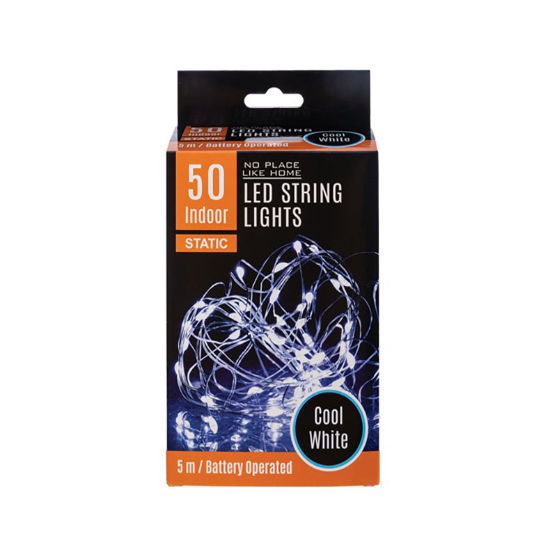 Fairy Lights – LED – Cool White – 5m