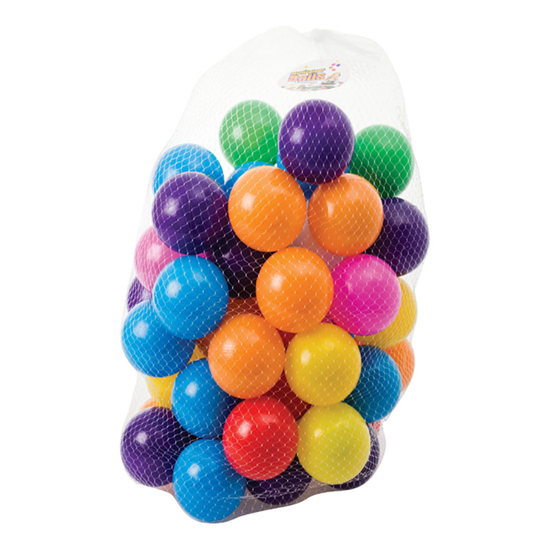 Balls Fun – Children’s Toys – Assorted Colours – 8cm – 50 Pieces