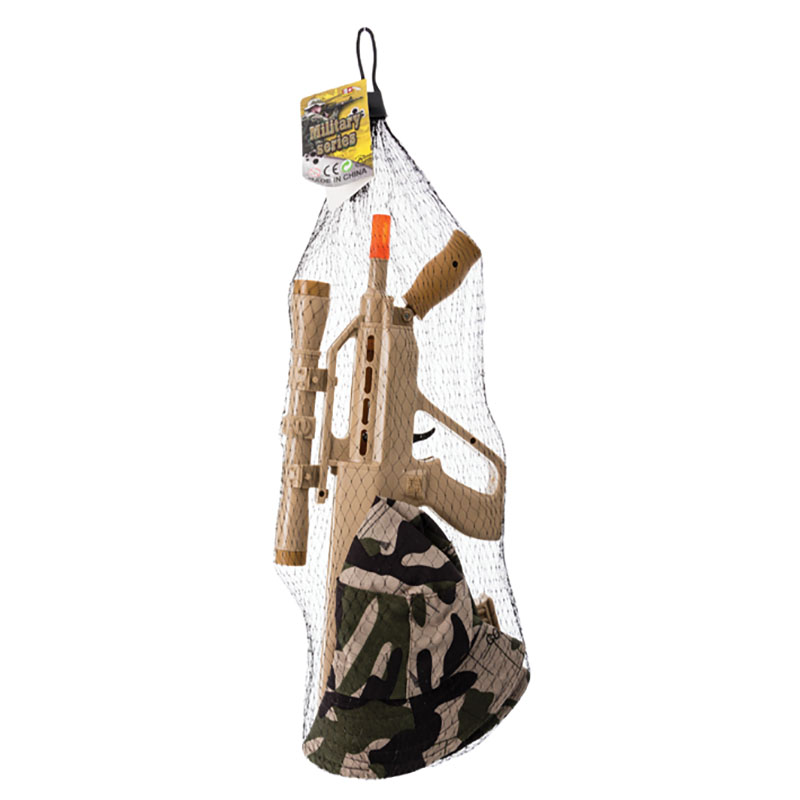 Rifle Gun – Childrens Toy – Military Series – Play Set – Camo – 2 Piece