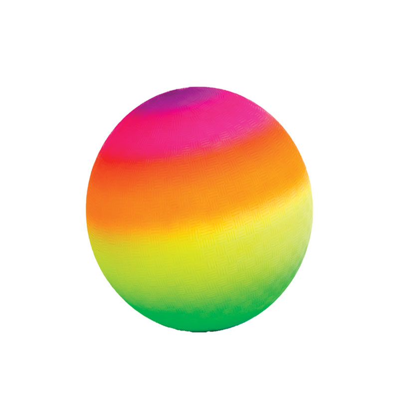 Ball – Textured – Rubber – Rainbow – 20cm