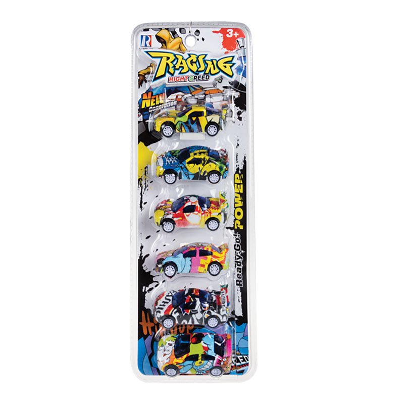 Toy Cars – Kids Toys – Racer Set – Friction – 6 Piece