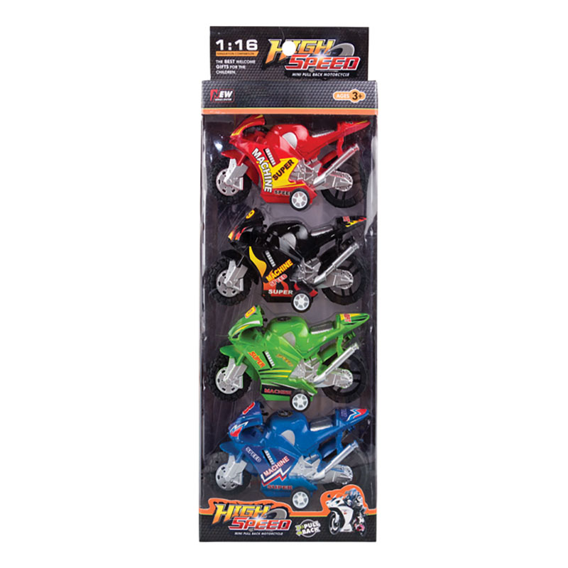 Bikes – Children’s Toys – BPA Free – Assorted Colours – 4 Piece