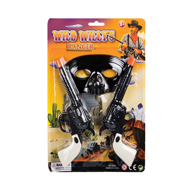 Wild West Ranger – Children’s Dress Up – Silver & Black – 3 Piece