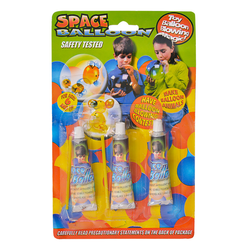 Kids Toy – Space Balloons – Bubbles – Non-Toxic