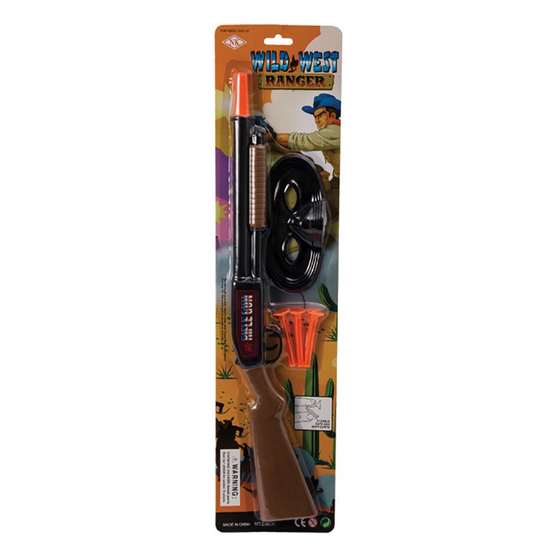 Gun – Rifle – Western Playset – Suction – Dart