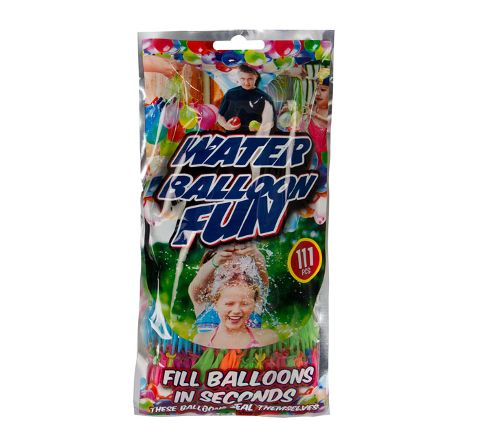 Water Balloons – Assorted Colours – 111 Pieces