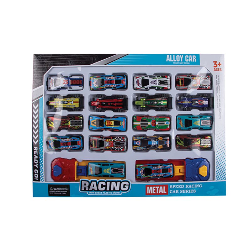 Die Cast – Launch & Go Cars – Metal – Assorted Colours – 20 Piece