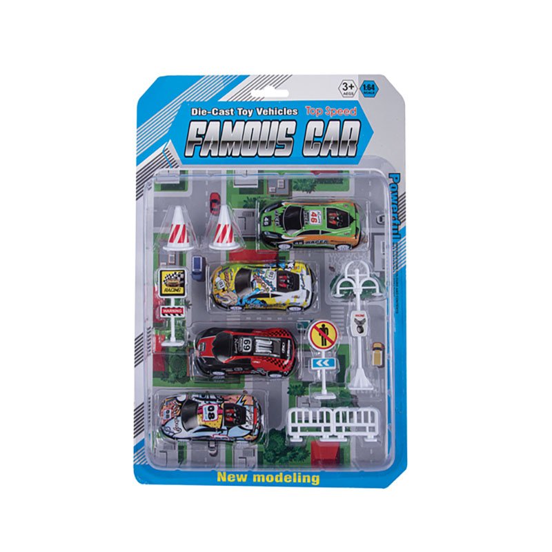 Traffic Set – Car Toys – Die Cast – Metal – 10 Piece