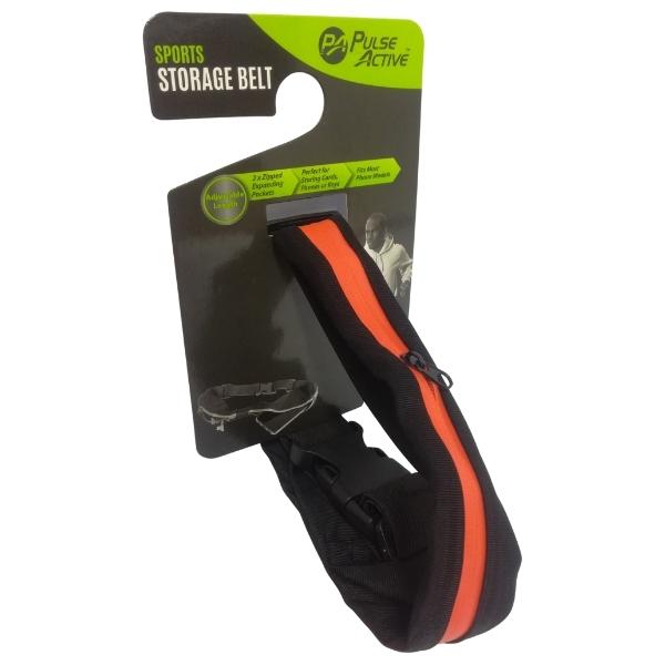 Source Direct – Fitness Running Bag / Activity Storage Bag with Zip – Orange