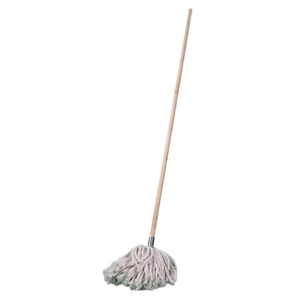 Source Direct – Mop with Wooden Handle – Medium (200g Mop Head)