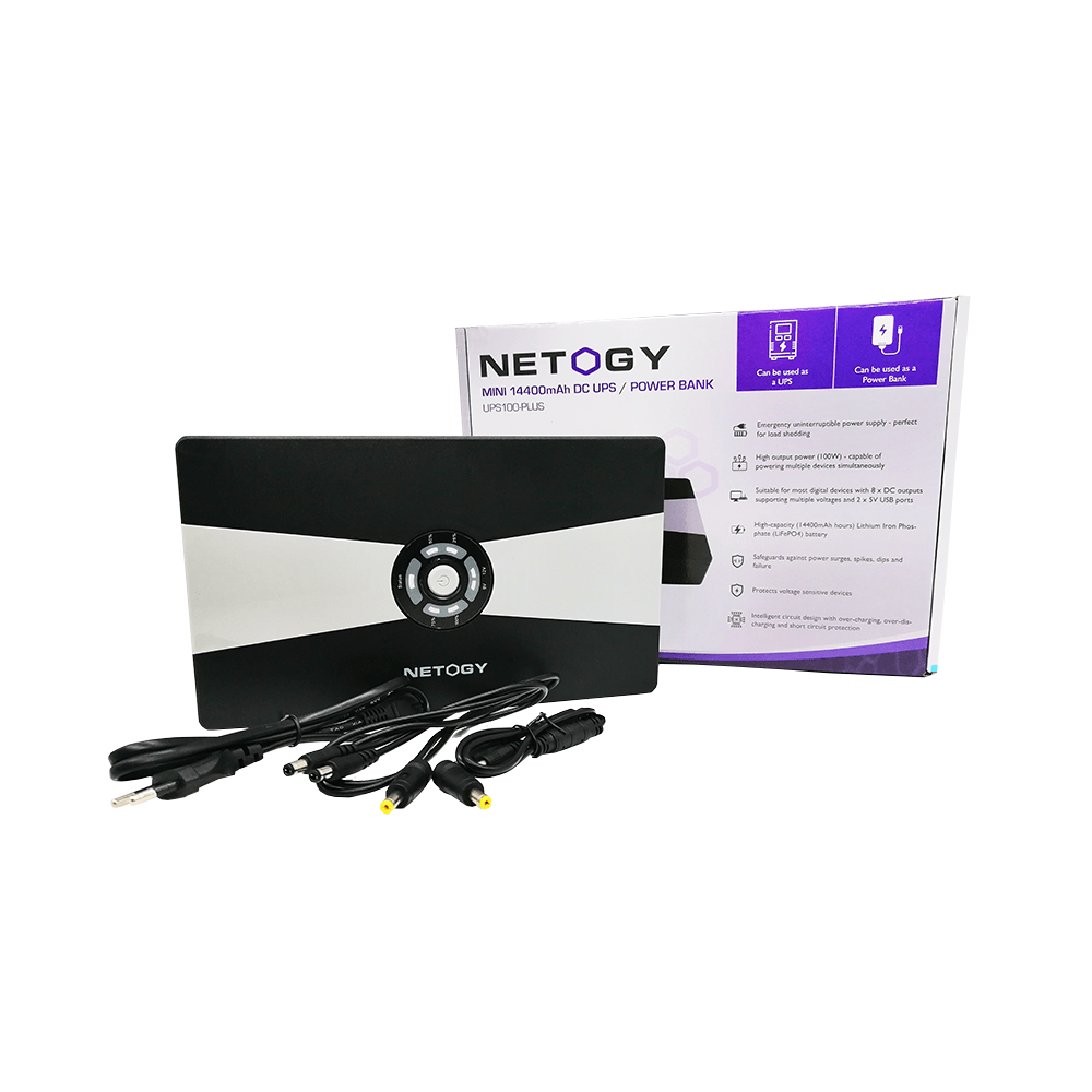 NETOGY Mini 14400mAh DC UPS / Power Bank